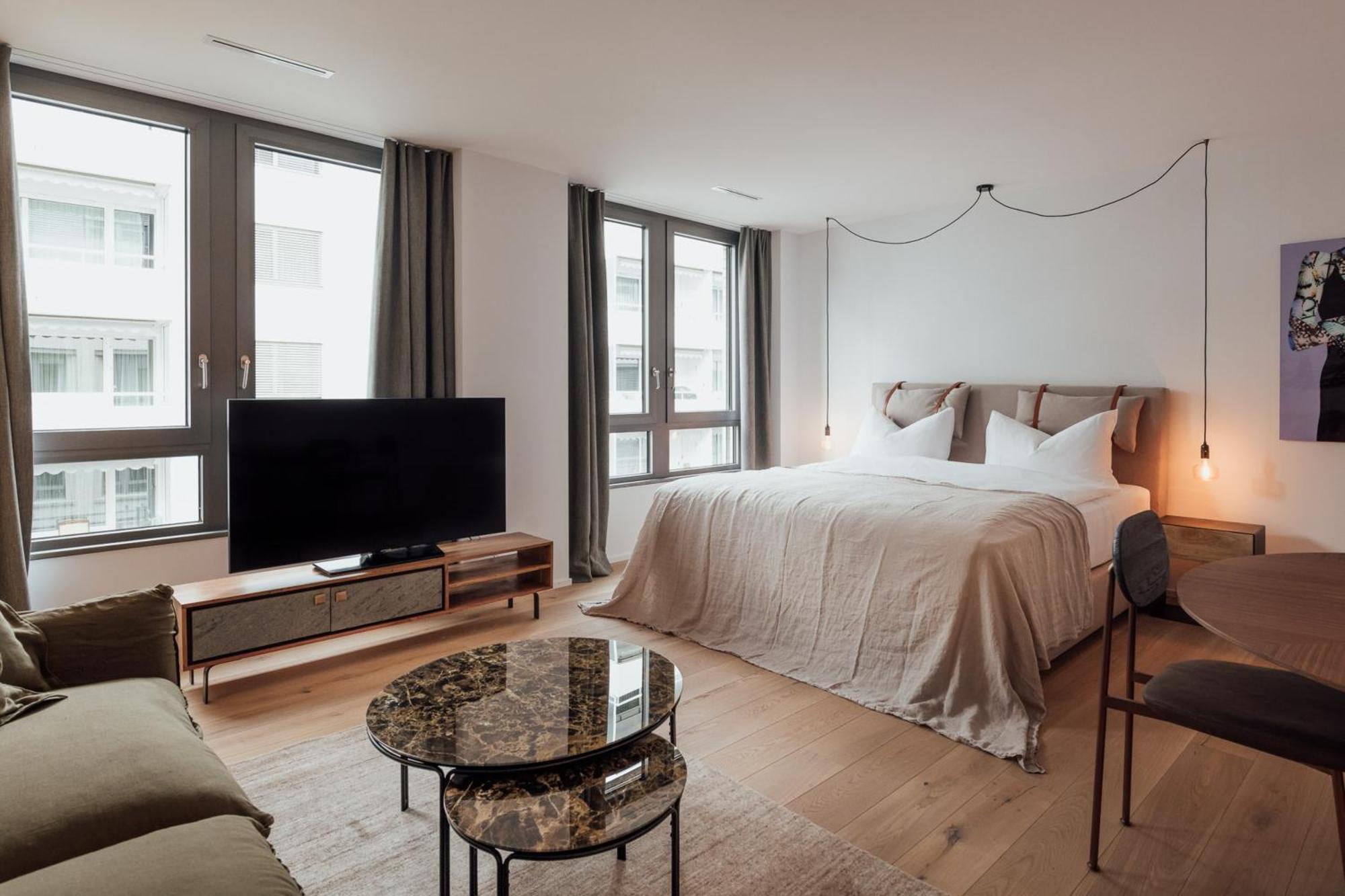 Gubelhof Suites Zug Kamer foto