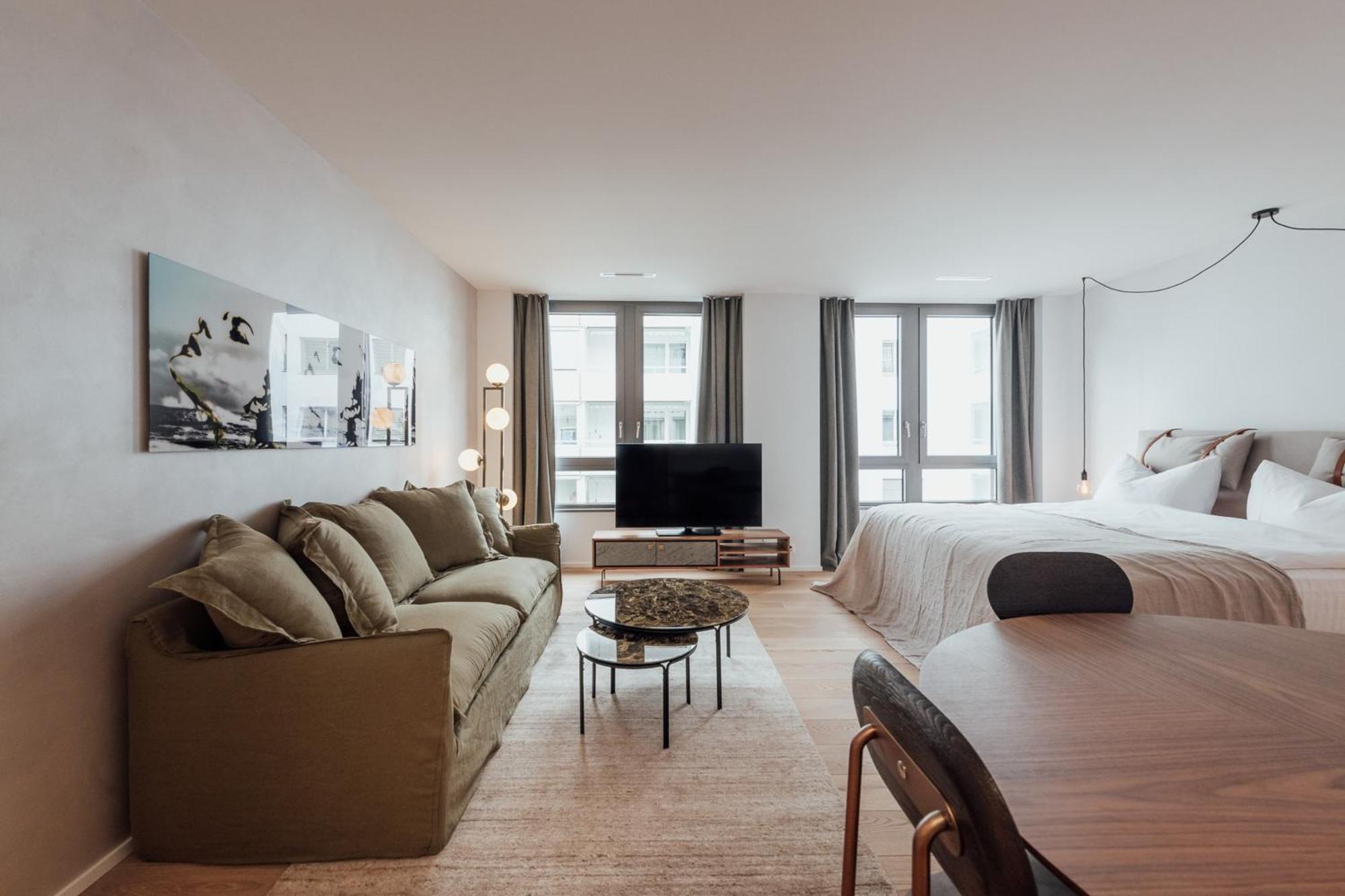 Gubelhof Suites Zug Kamer foto